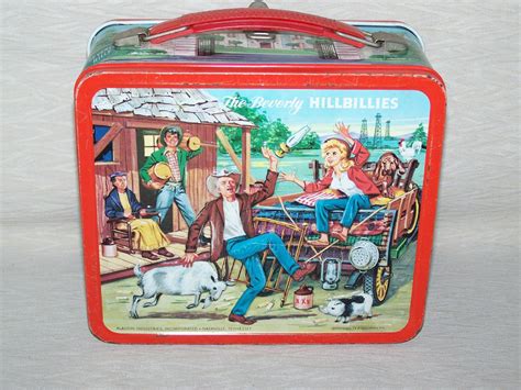 the beverly hillbillies metal lunch box|Vintage 1962 Beverly Hillbillies Metal Lunch Box and .